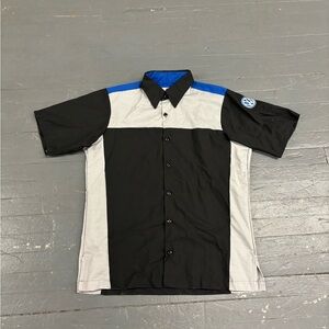 Vintage Volkswagen red kap workwear shirt